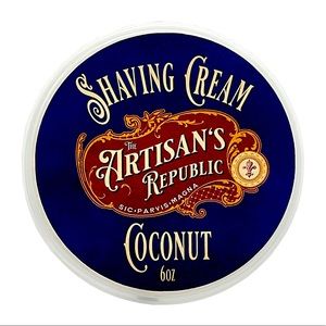 The Artisan Republic Shaving Cream | Ultra Premium Formula | Coconut | Hand Made